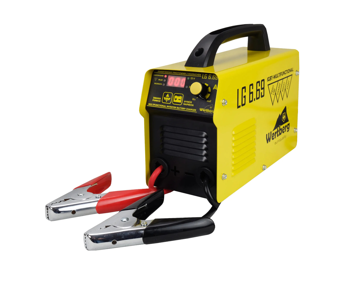 Redresor auto tip invertor cu pornire Wertberg LG 6.96, 90 A, pornire 600 A, Harder HD1021