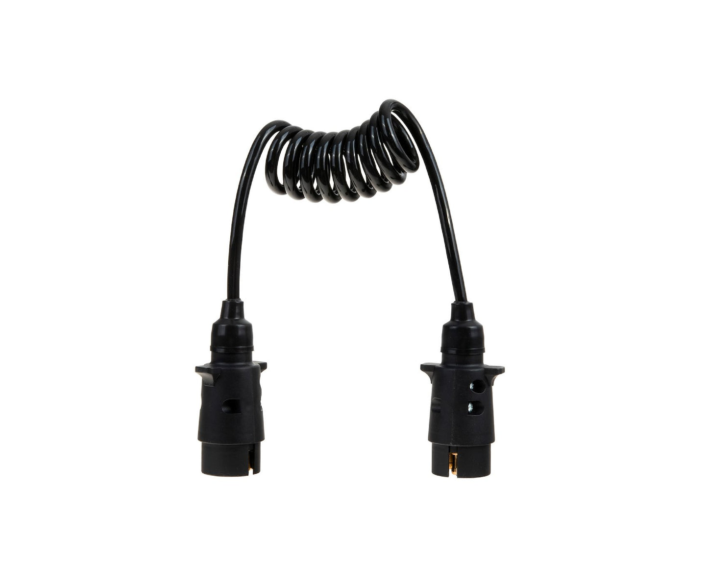 Cablu prelungitor spiralat pentru remorca, 1,5 m 7 pini 12V, Geko G02313