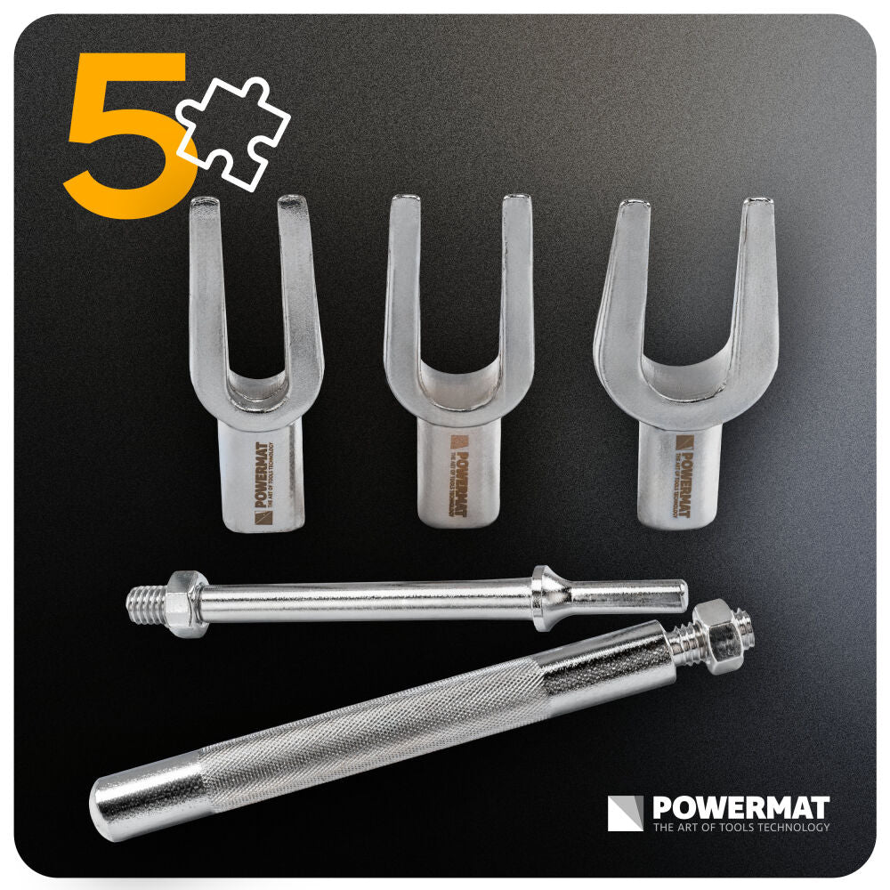 Kit extractor pentru articulatii sferice, sistem directie auto PM-SSDK-5T, 5 piese, Powermat PM1540