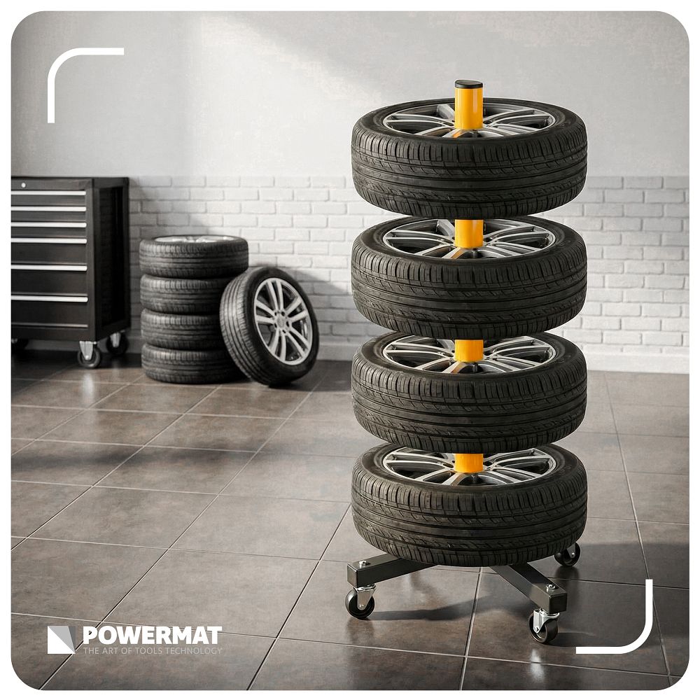 Suport mobil pentru roti PM-MSNK-235T, Powermat PM1473