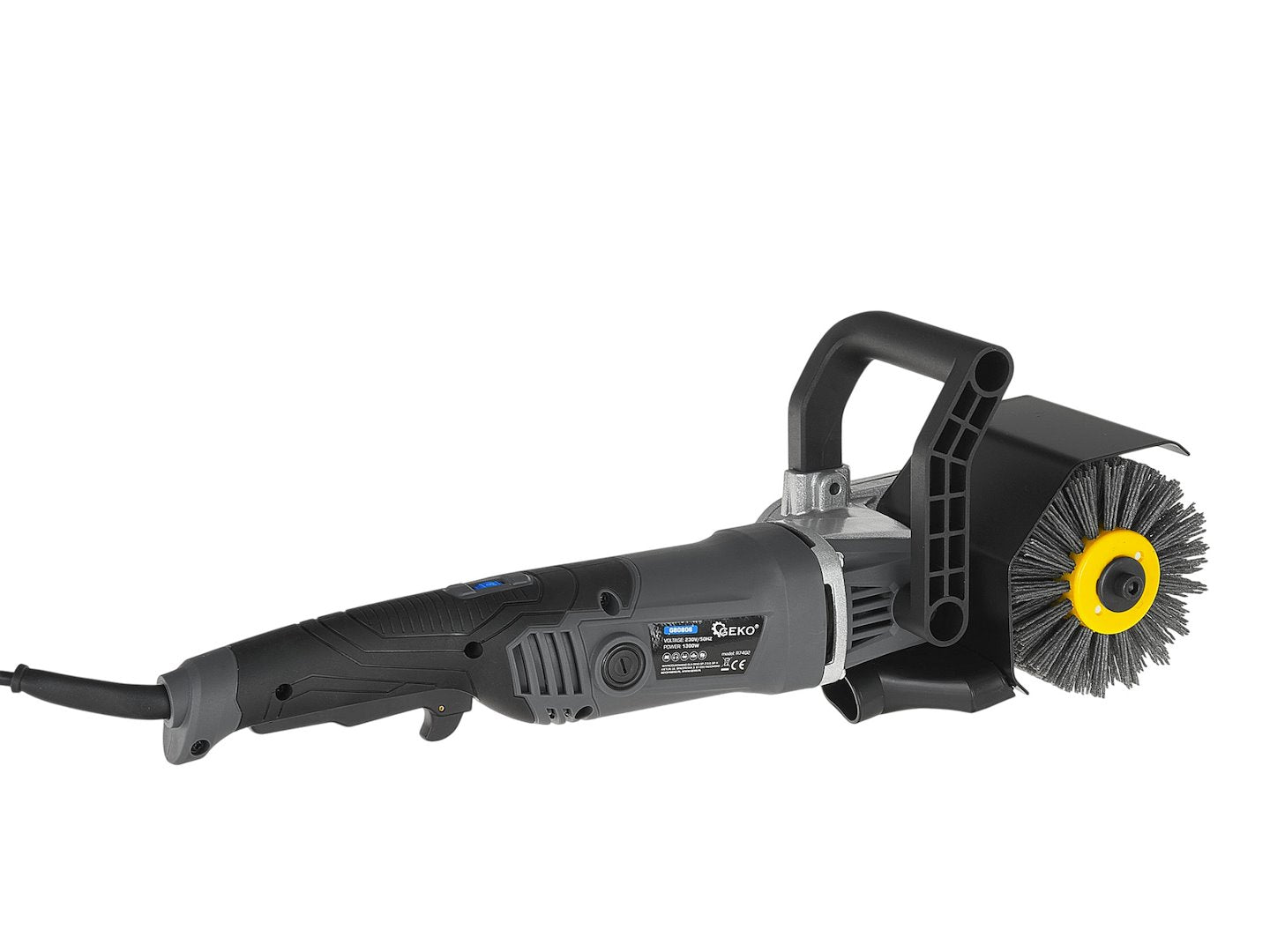 Masina electrica de satinat pentru lemn si metal, reglaj electronic al turatiei, rola 100 x 120 mm, Geko G80806