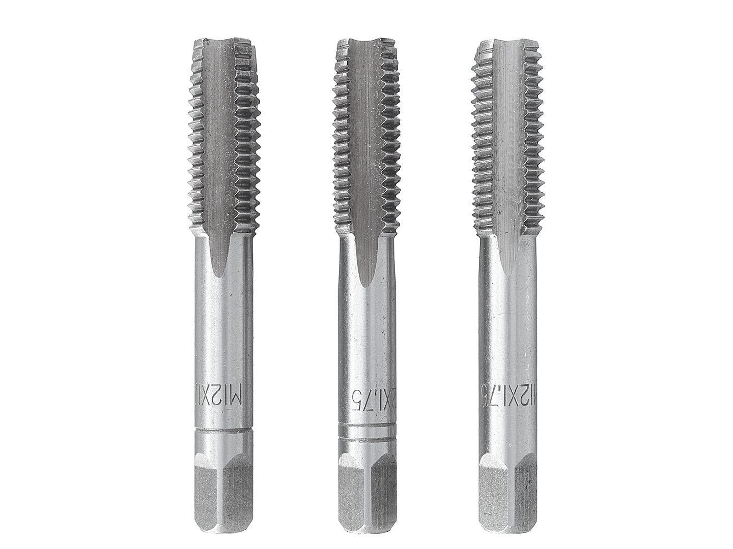 Set tarozi pentru filetare manuala, M12 x 1,75 mm, 3 bucati, Geko G38321