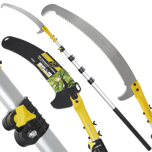 Fierastrau manual de gradina cu maner telescopic SK5, 5.5 m, Geko G72095
