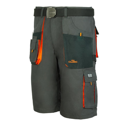 Pantaloni scurti de lucru Classic, portocaliu, marimea 54, Artmas ART709030