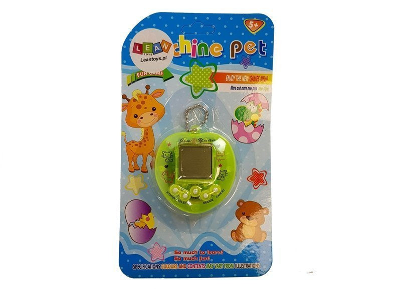 Tamagotchi electronic, verde, 5x5,5x1,5cm, Lean 4006