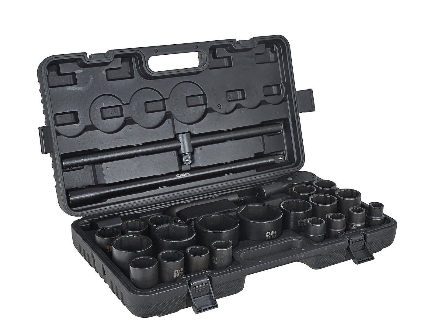 Set chei tubulare de impact, 3 / 4", 1", 12 / 6 puncte, 17-65 mm, Keltin K00094