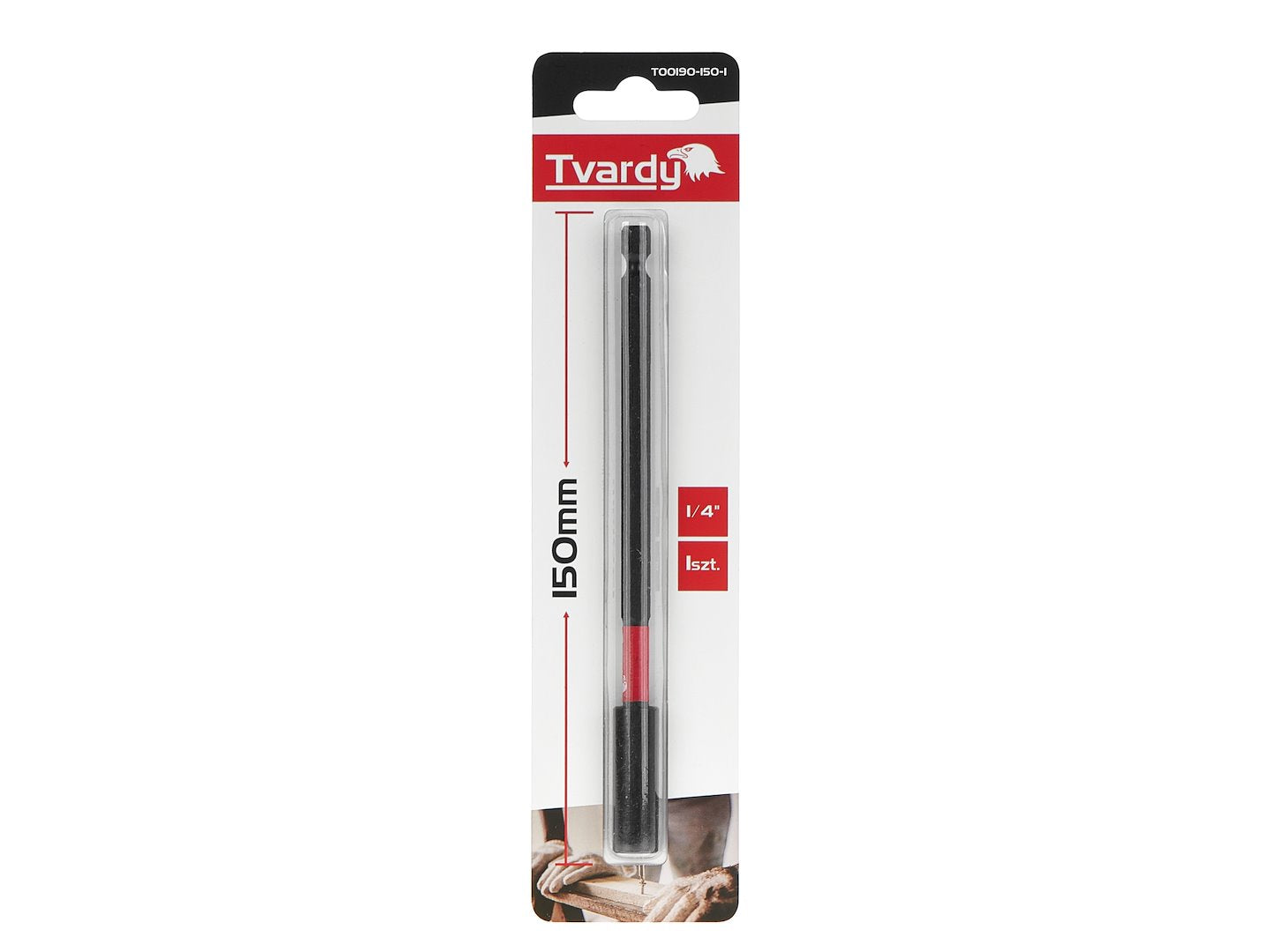 Bit magnetic de impact 1 / 4", 150 mm, Tvardy T00190-150-1