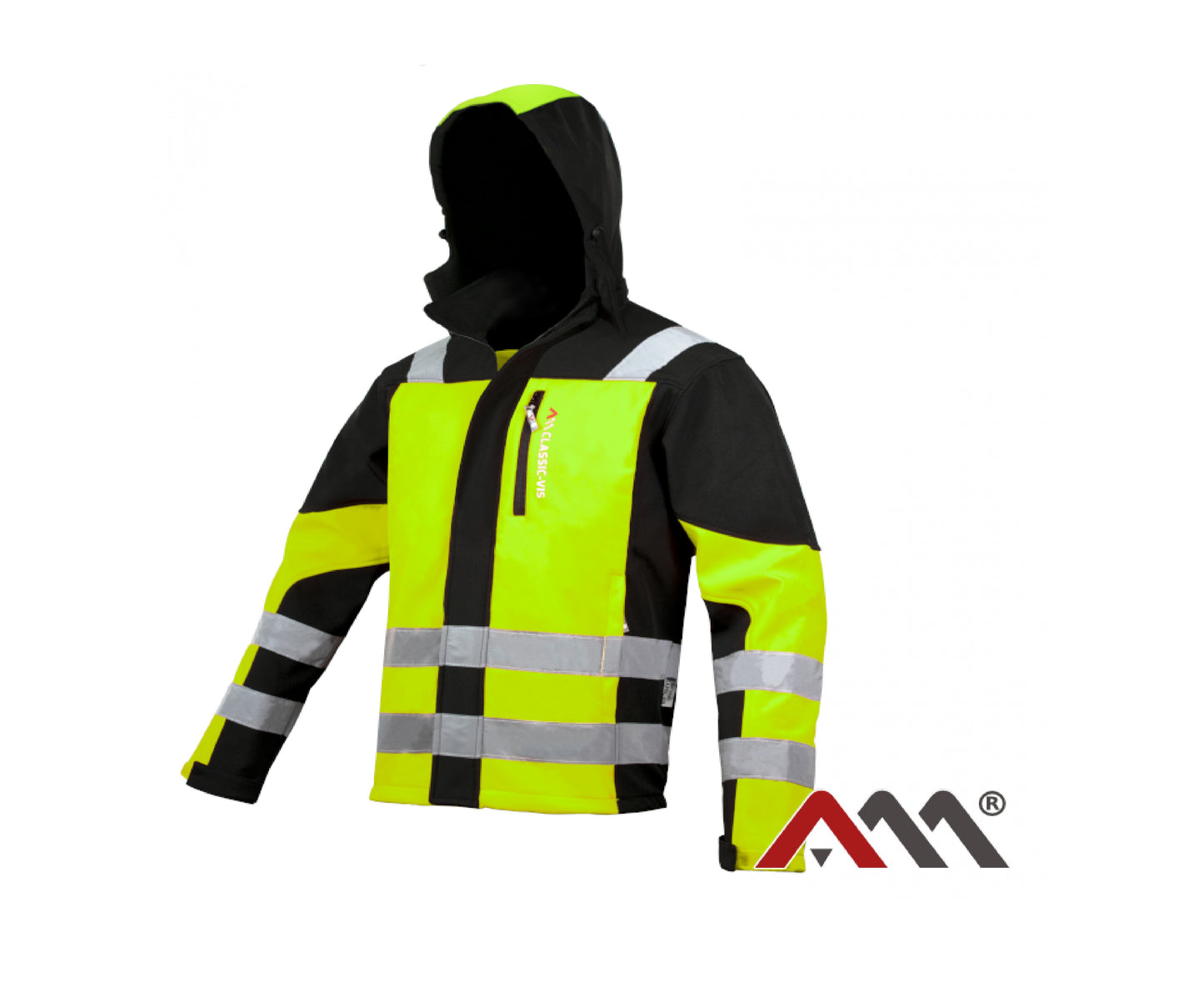 Jacheta de lucru Softshell Classic-Vis, galben neon, marimea XL, Artmas ART426178