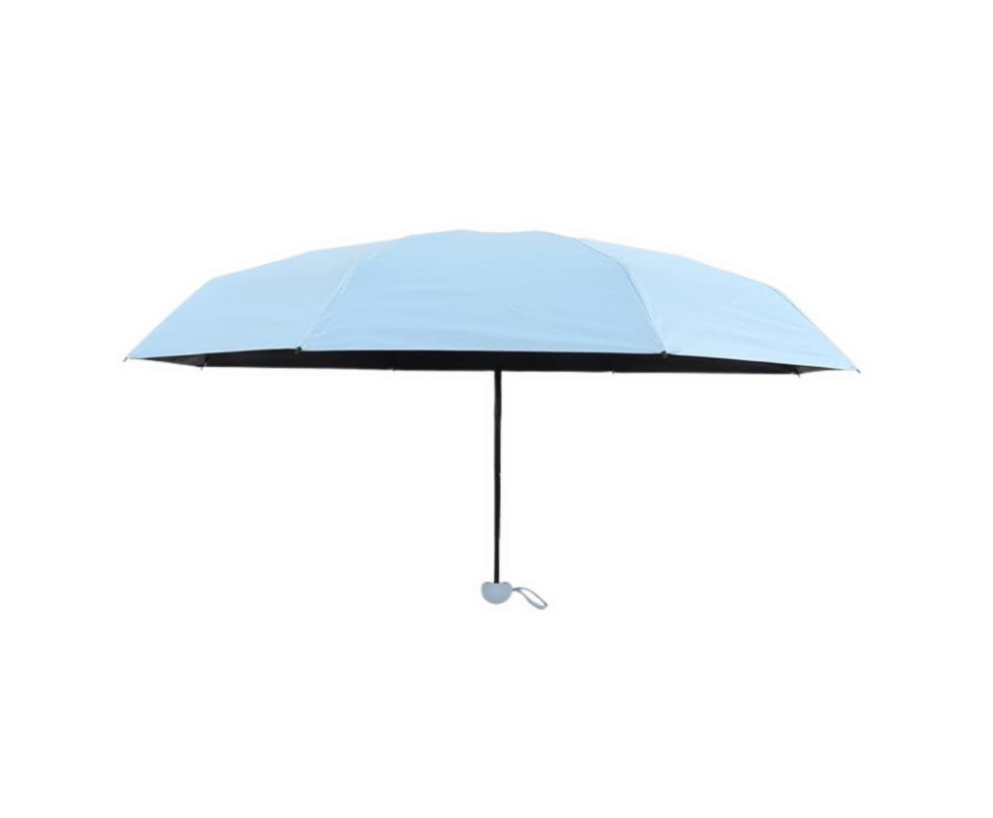 Umbrela pliabila cu protectie solara UV UPF 50+, husa albastra, 90 cm, Lean 27696