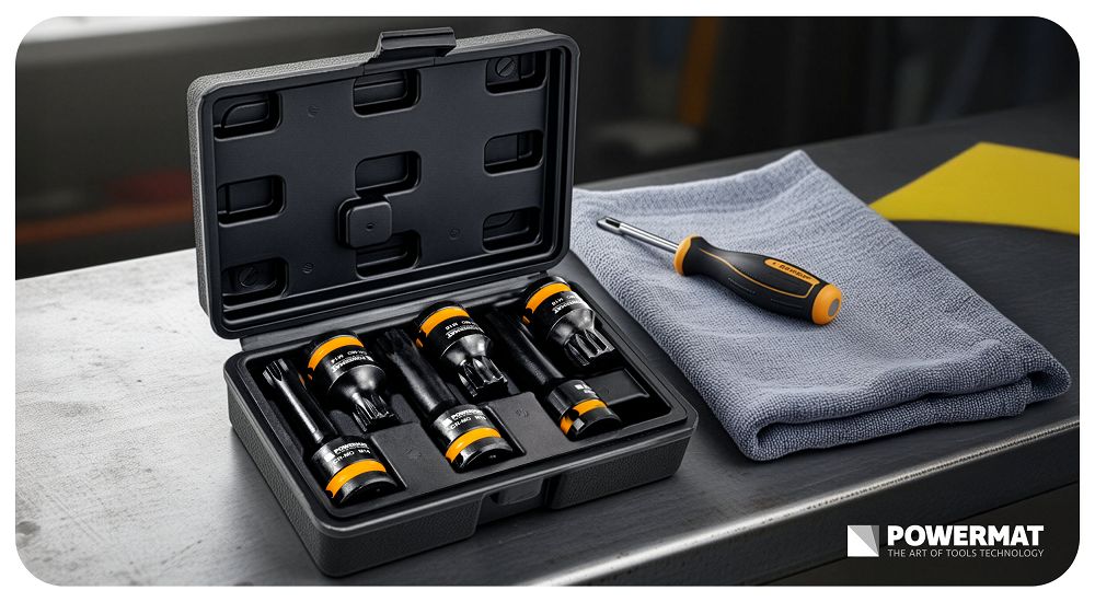 Set chei tubulare de impact PM-ZNU-1418T, 6 bucati, Powermat PM1381