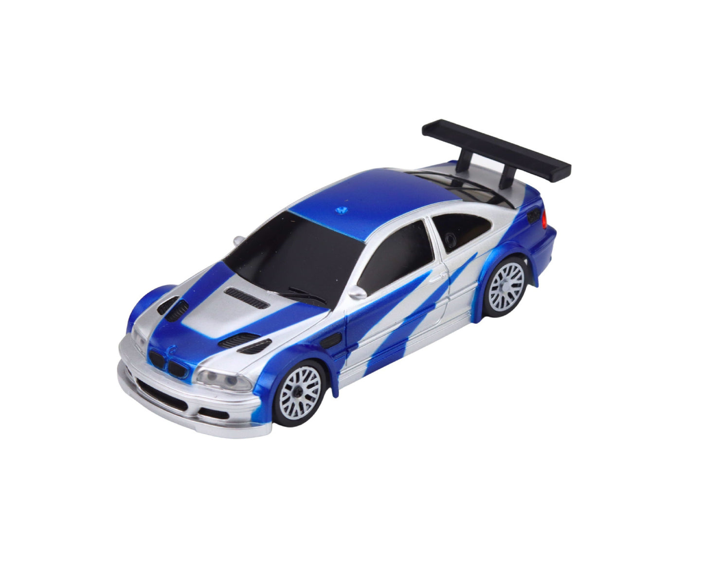 Masinuta cu telecomanda E46, RC, 15 km/h, 1:43, albastru, Lean 28021