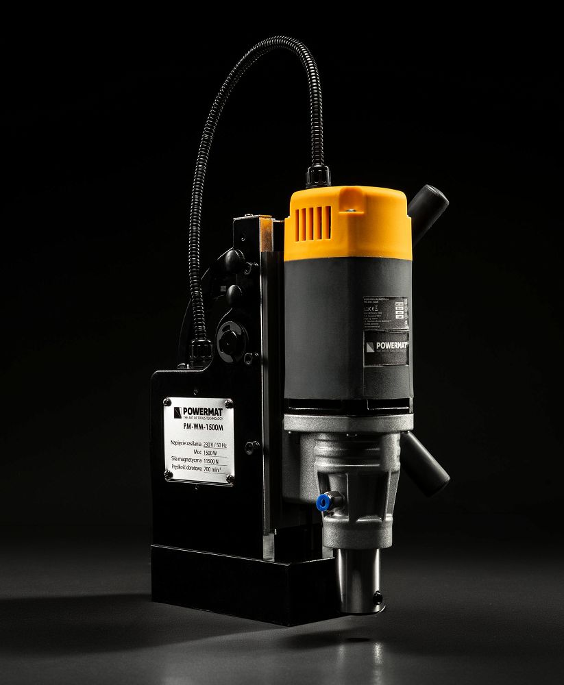 Statie de gaurit verticala cu magnet PM-WM-1500M, 1500 W, Powermat PM1456