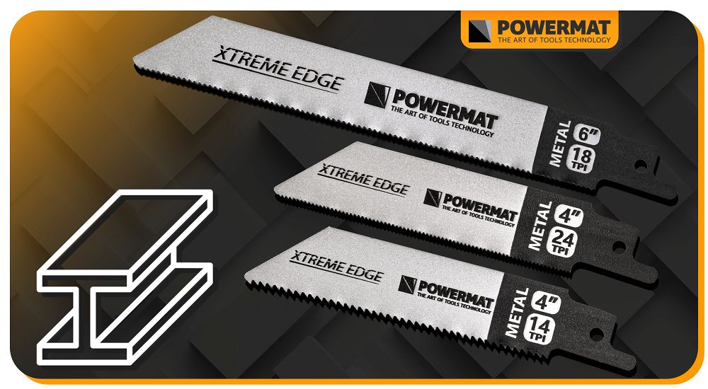 Set lame fierastrau tip sabie PM-ZBDP-28T, 28 bucati, Powermat PM1374