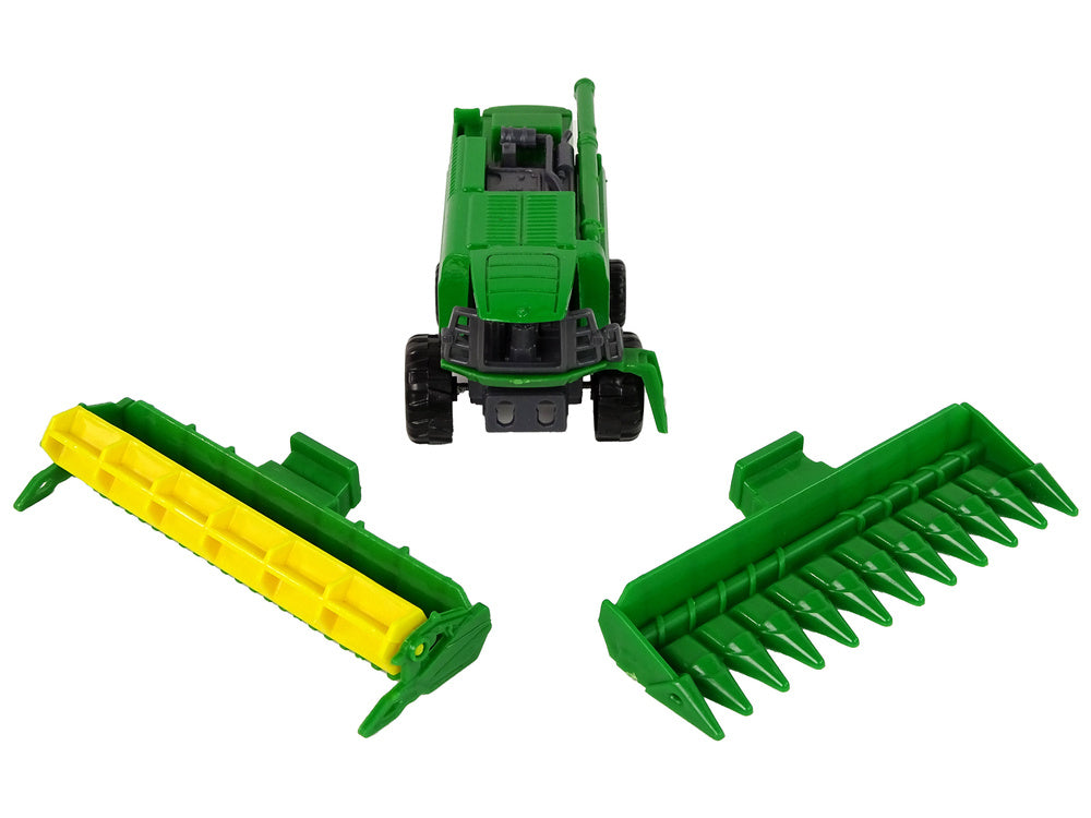 Combina agricola de jucarie, verde/ galben, 9 x 4 x 4 cm, Lean 14828