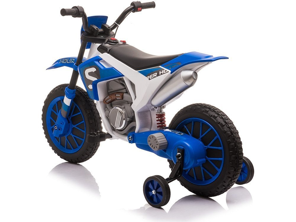 Motocicleta electrica XMX616, albastru, Lean 9013