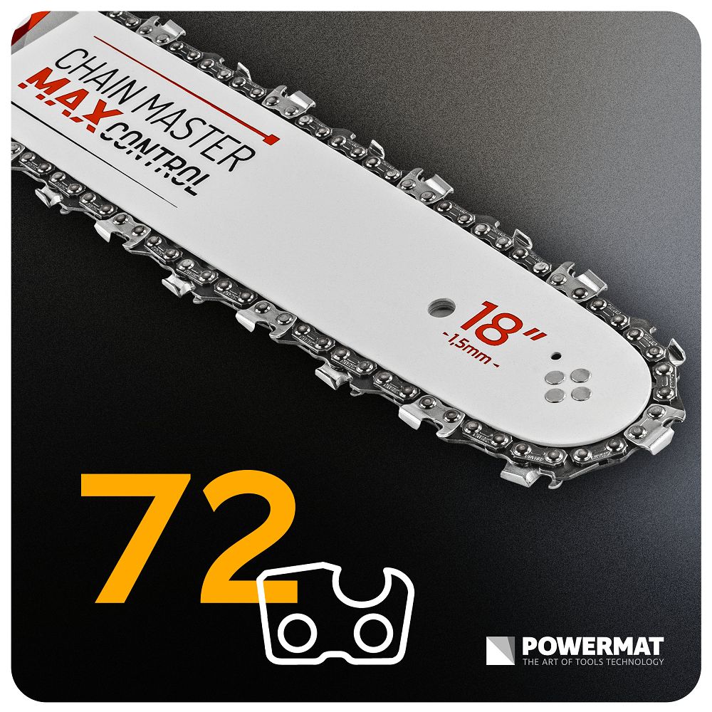 Lama ghidaj fierastrau cu 2 lanturi PM-PR-18.72.2M, Powermat PM1541