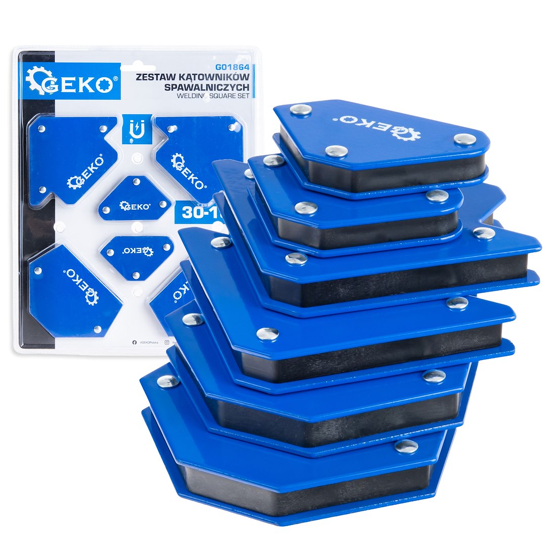 Set unghiuri magnetice de sudura, 6 bucati, Geko G01864