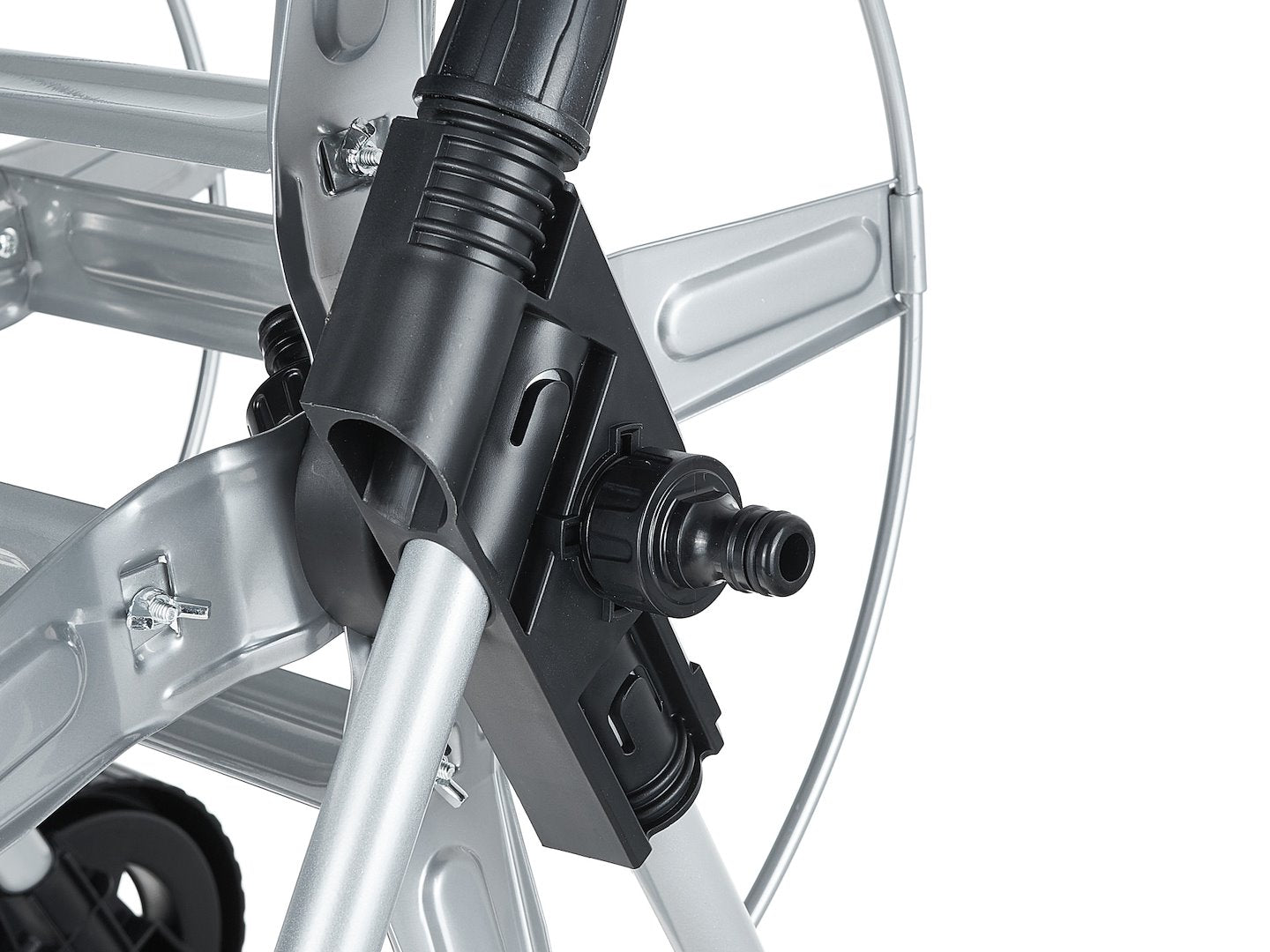 Carucior din metal pentru furtun de gradina Sky-Line, 1 / 2", 60 m, Geko G72967