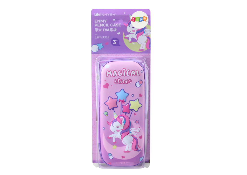 Penar 3D cu unicorn, roz, 23 x 10 x 5 cm, Lean 19662