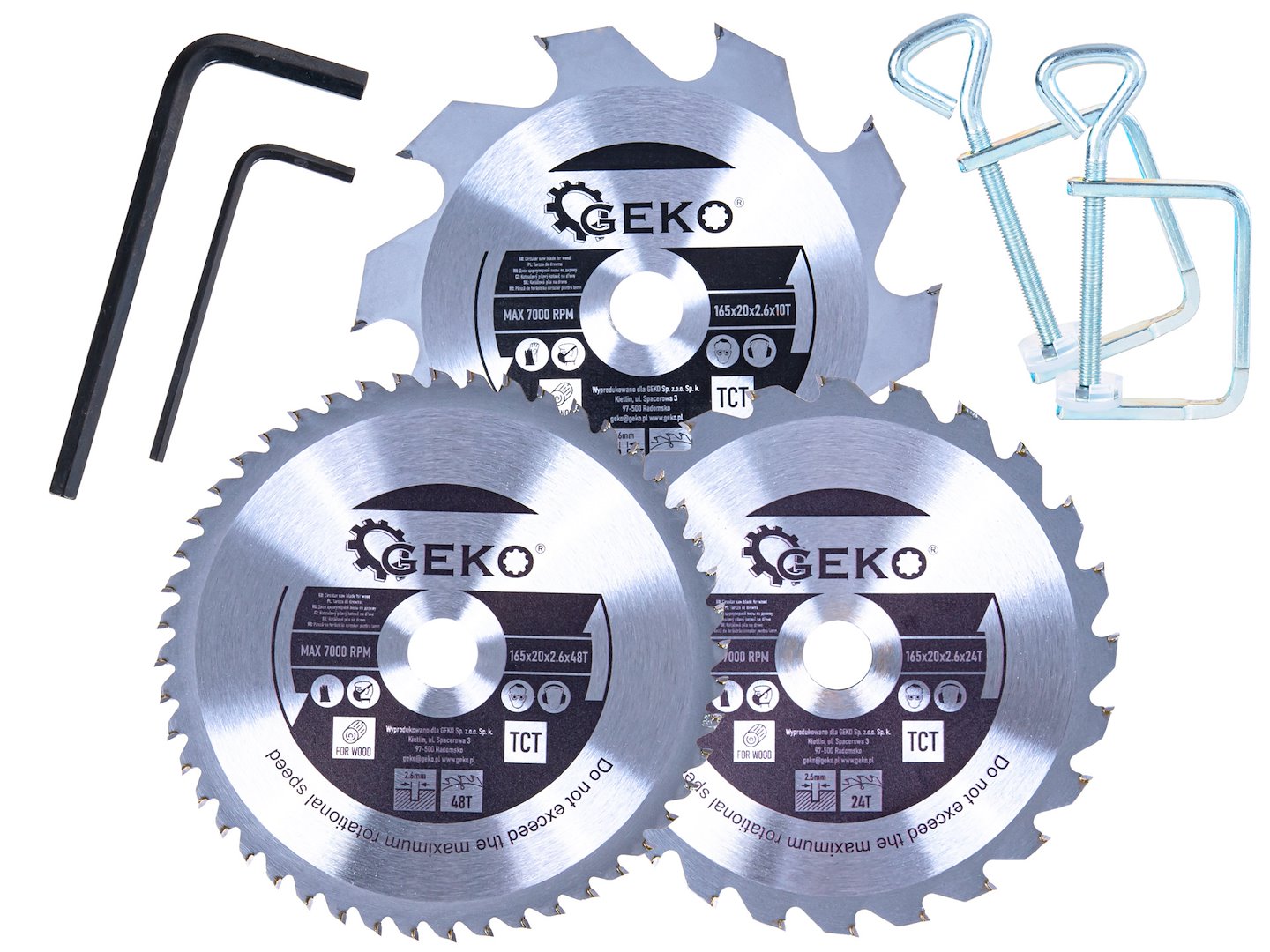 Fierastrau circular cu sina ghidaj, 1200 W, 165 mm, Geko G80753