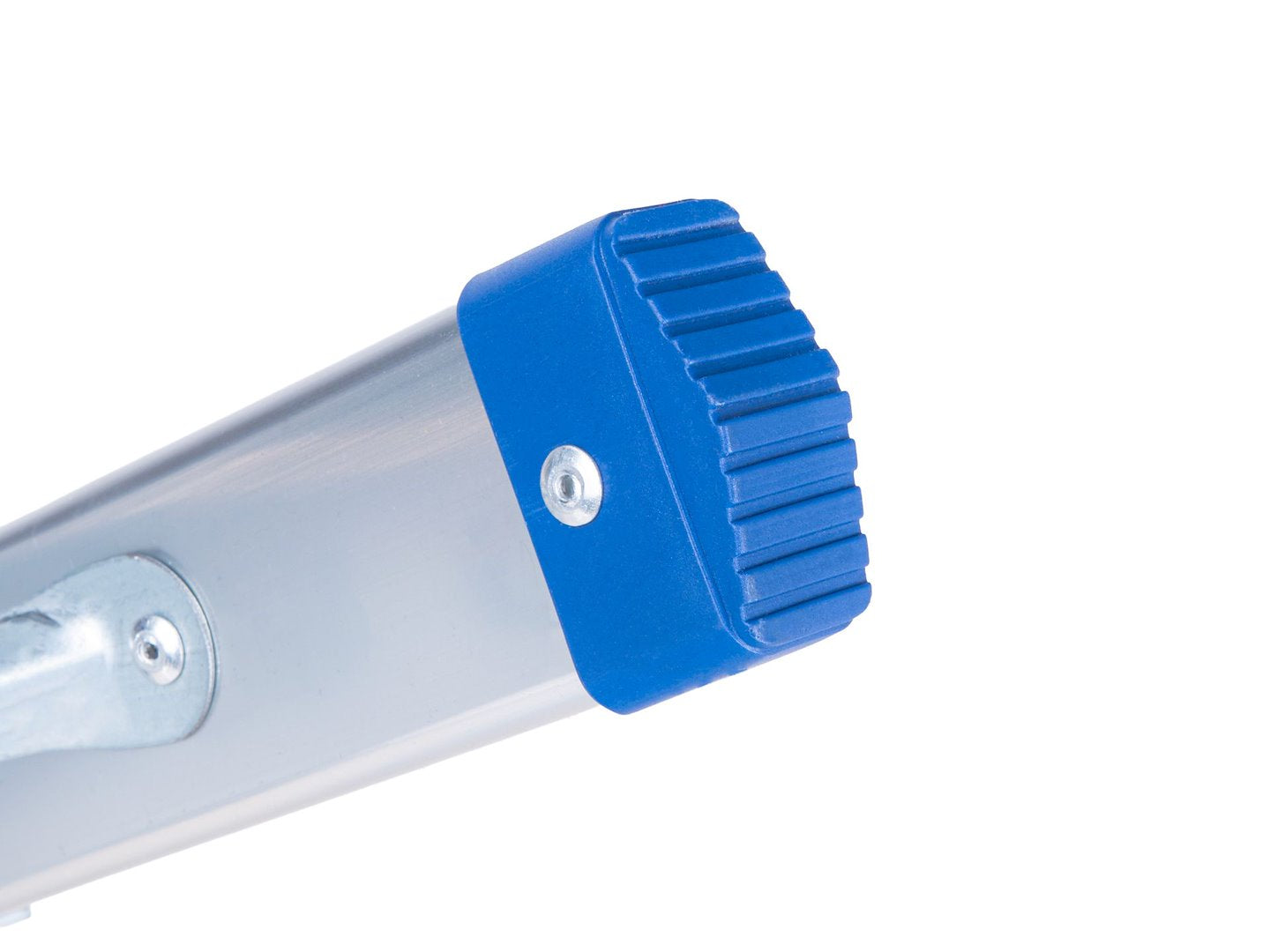 Scara dubla din aluminiu cu 3 trepte, inaltime de lucru 2.19 m, capacitate maxima 150 kg, Geko G02433