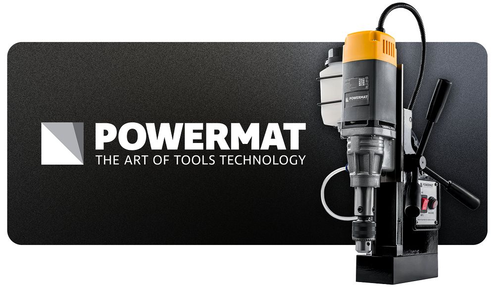 Statie de gaurit verticala cu magnet PM-WM-1500M, 1500 W, Powermat PM1456