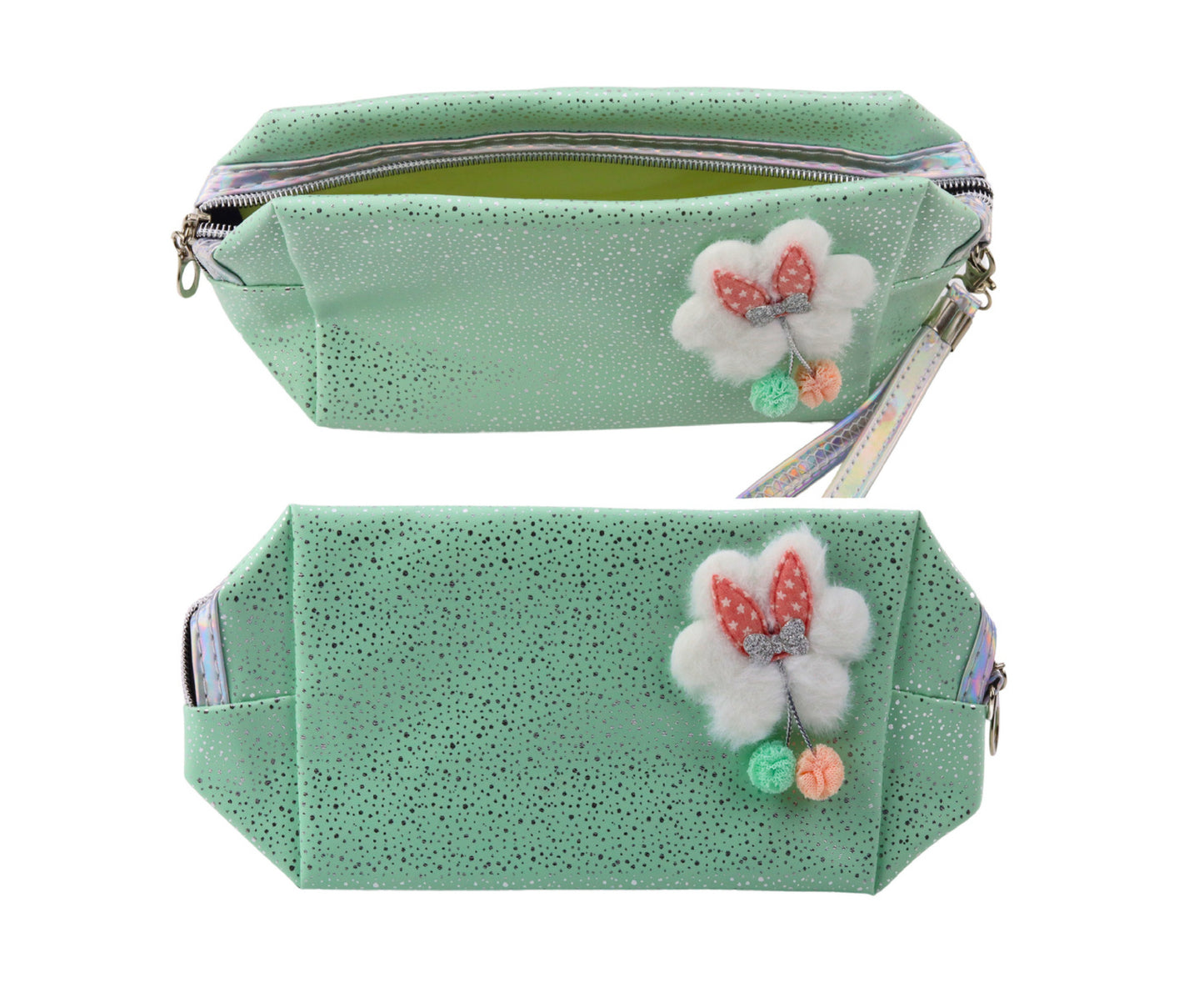 Penar cosmetic, turcoaz, 21 x 11,5 x 8 cm, Lean 22021
