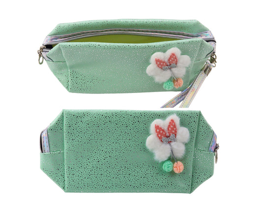 Penar cosmetic, turcoaz, 21 x 11,5 x 8 cm, Lean 22021