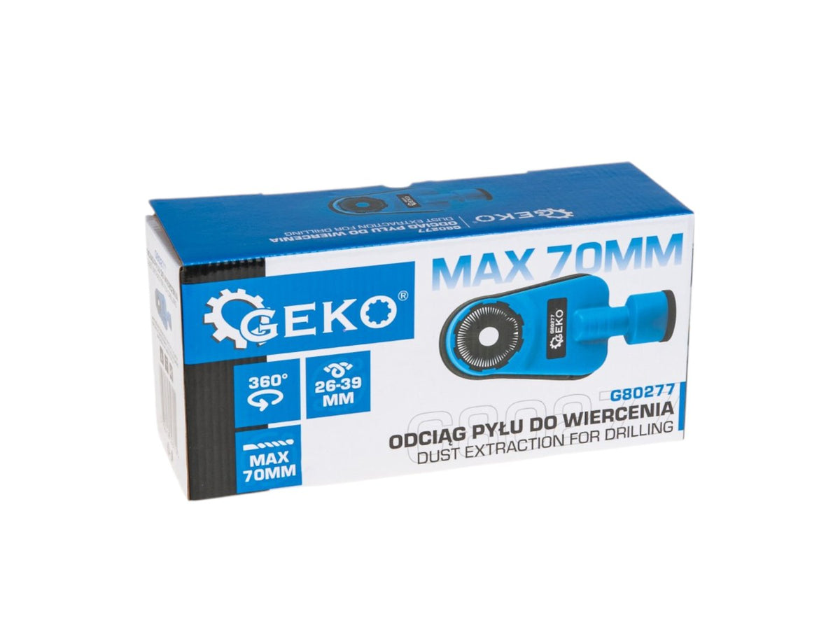 Colector de praf pentru gaurire, 70 mm, Geko G80277