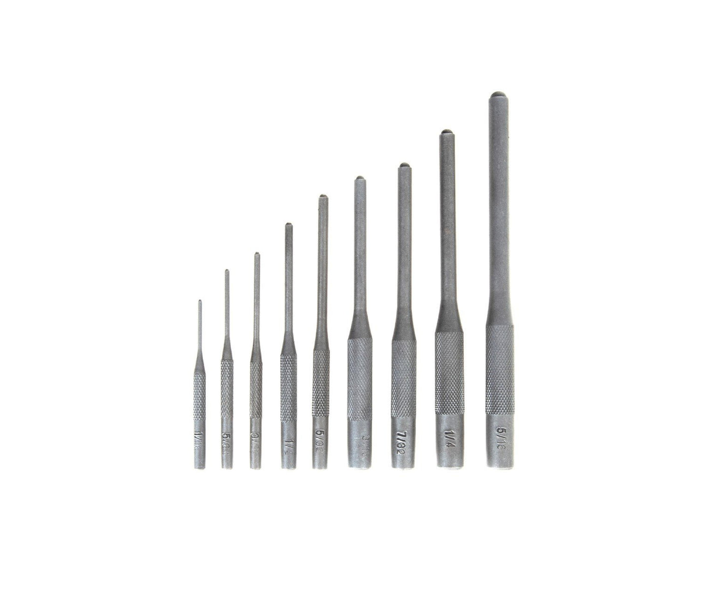 Set dornuri cilindrice cu cap sferic Cr-V, 9 bucati, Geko G38552