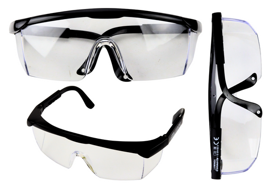 Ochelari de protectie reglabili, negru, Lean 20040
