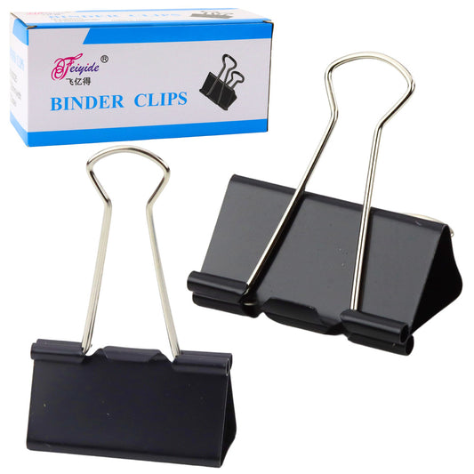 Set cleme universale de birou din otel cu arc, 41 mm, 12 bucati, Lean