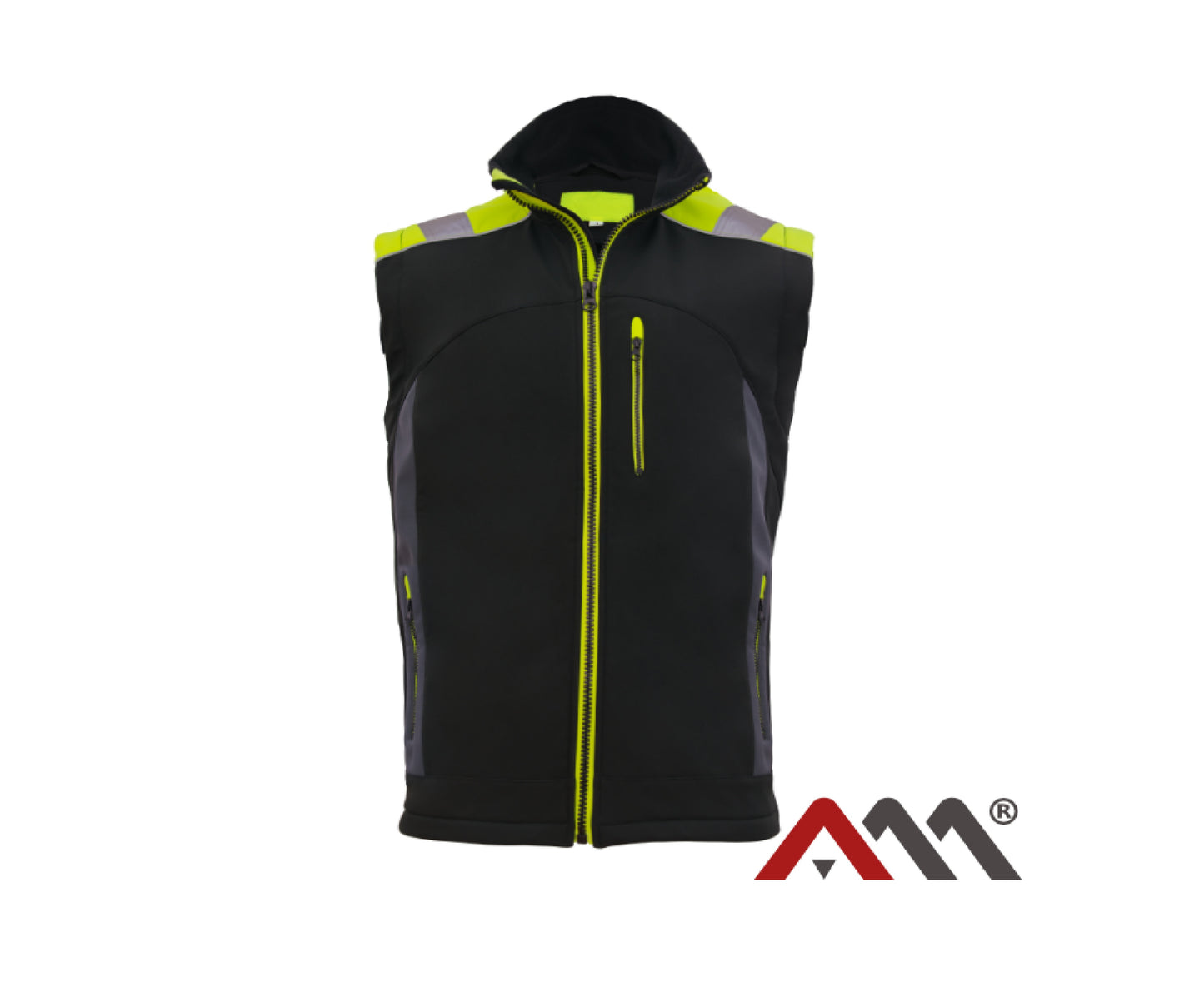 Vesta softshell reflectorizanta Classwork BZR, marimea L, Artmas ART461087