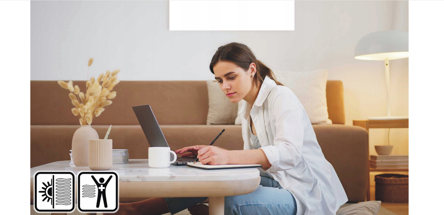 Panou de incalzire cu infrarosu Wertberg IR 6.40, 420 W, Harder HD1029