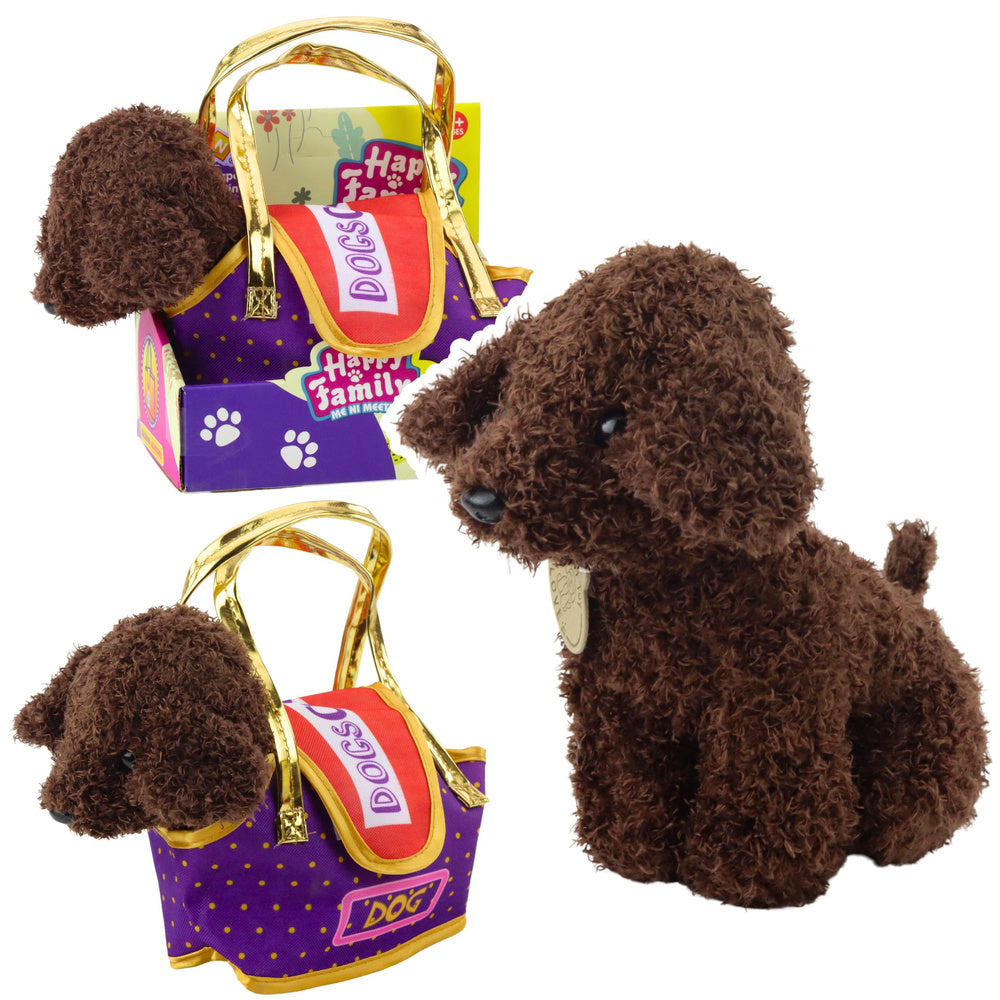 Set jucarie de plus pudel, 20 x 18 x 12 cm, Lean 23633
