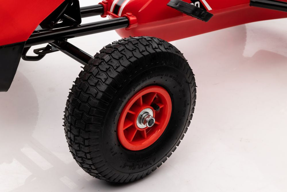Kart cu pedale G208, rosu, Lean 11908