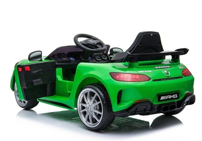Masina electrica Mercedes GTR, verde, Lean 3868