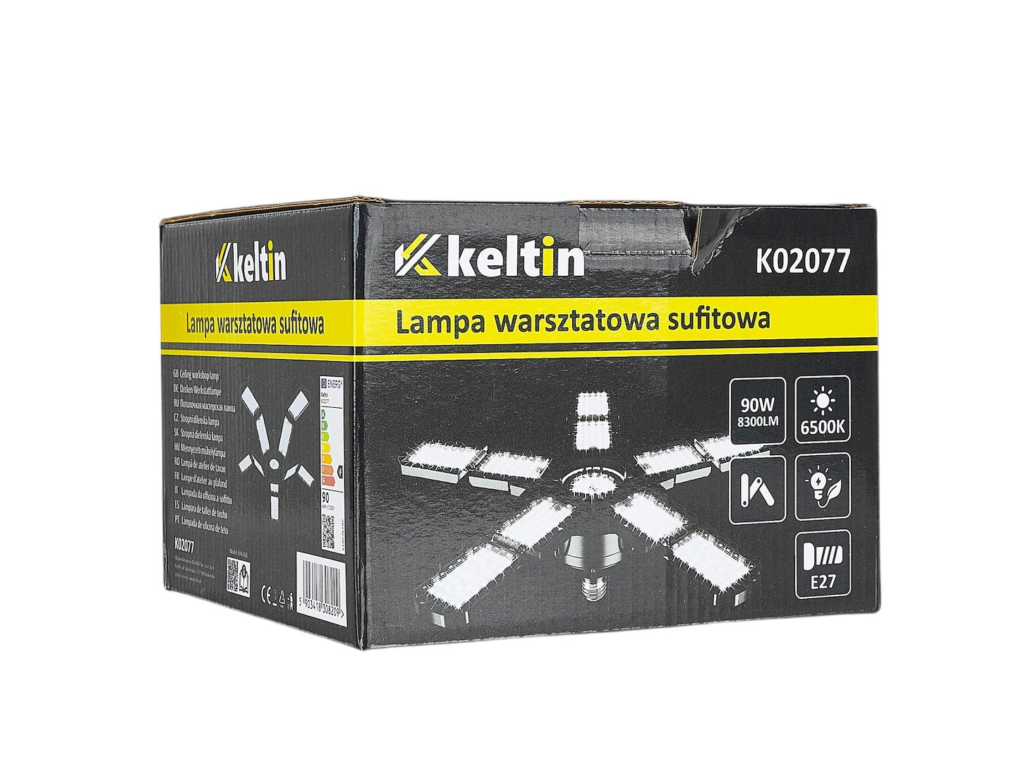 Lampa de atelier pliabila LED, E27, 90W, 8300 lm, 6500K, Keltin K02077