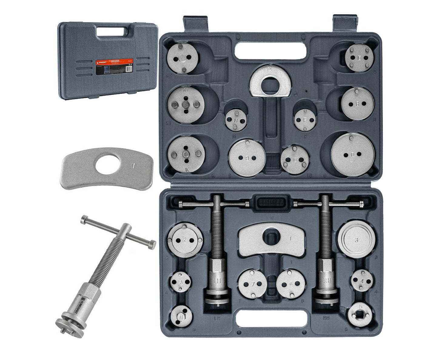 Set presare pistoane etrier frana PM-ZWT-22T, 22 piese, Powermat PM1531