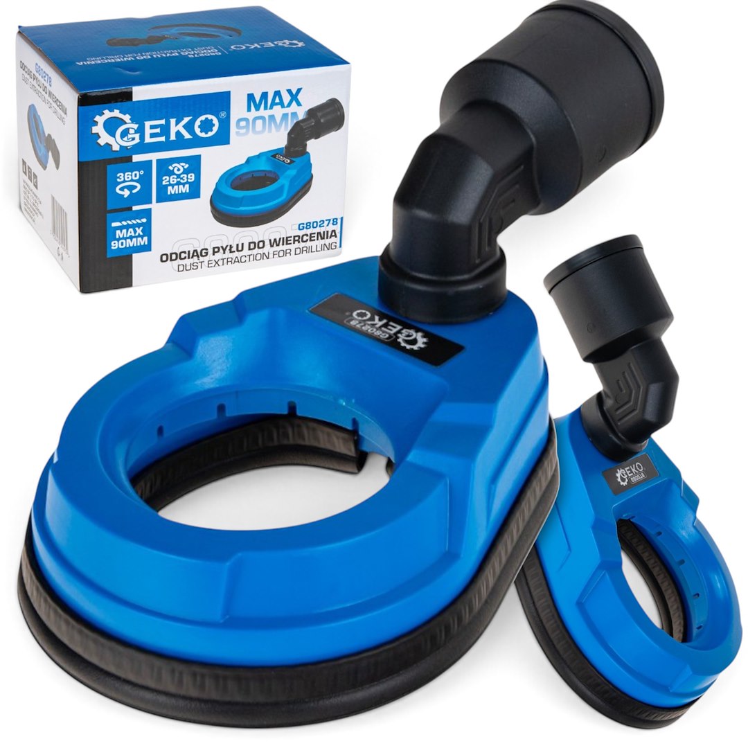 Colector praf pentru gaurire, 90 mm, Geko G80278
