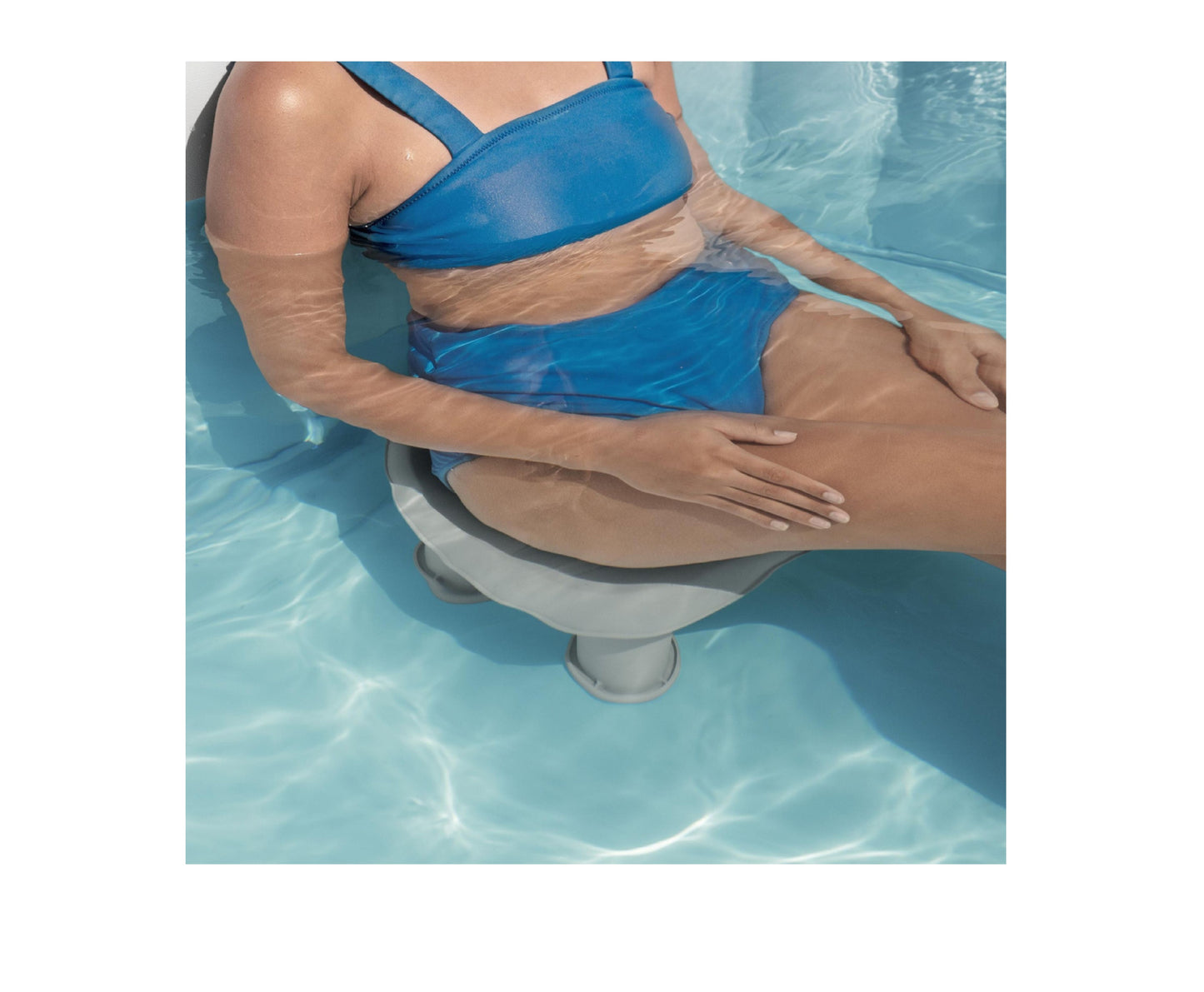 Scaun pentru jacuzzi cu picioare reglabile Lay-Z-Spa, 40.8 x 31.5 x 20 cm, Bestway 21228