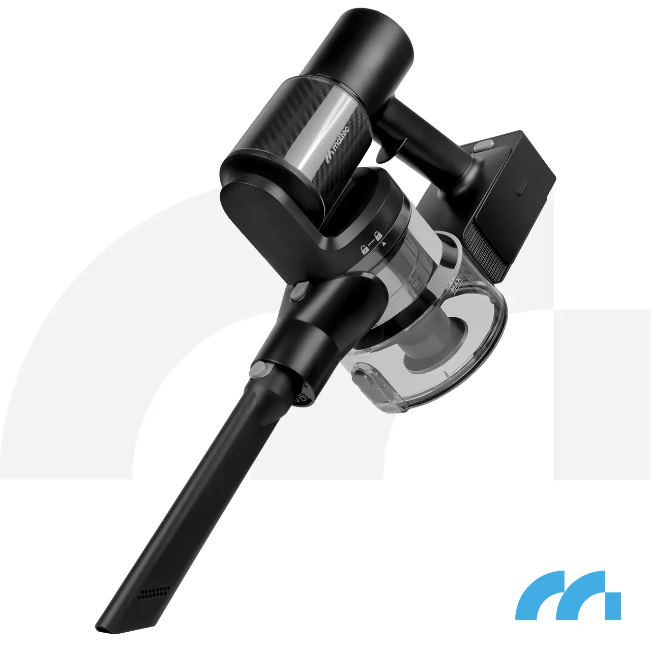 Aspirator vertical fara sac cu accesorii 3 in 1, perie electrica cu LED, 250 W, MalTec 113544