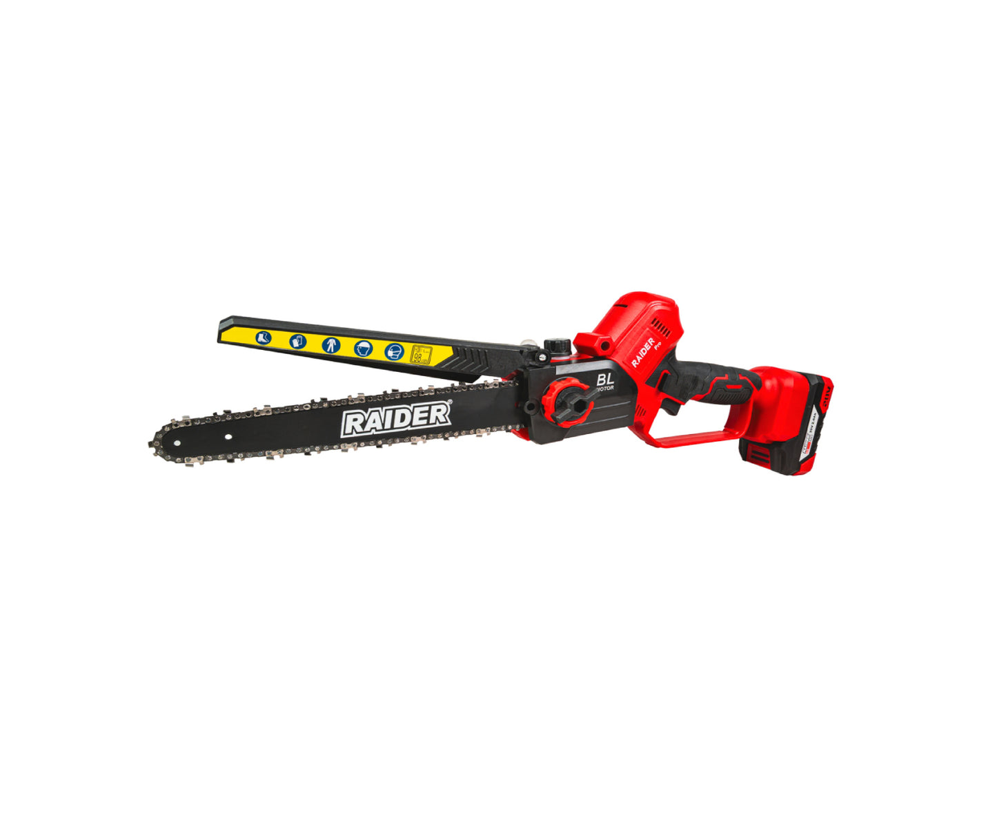 Fierastrau electric cu lant cu acumulator RDP-RBCS20, SDS 254mm 2x2Ah, Raider 141325