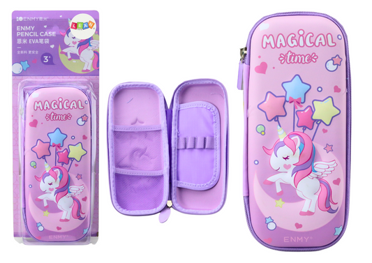 Penar 3D cu unicorn, roz, 23 x 10 x 5 cm, Lean 19662