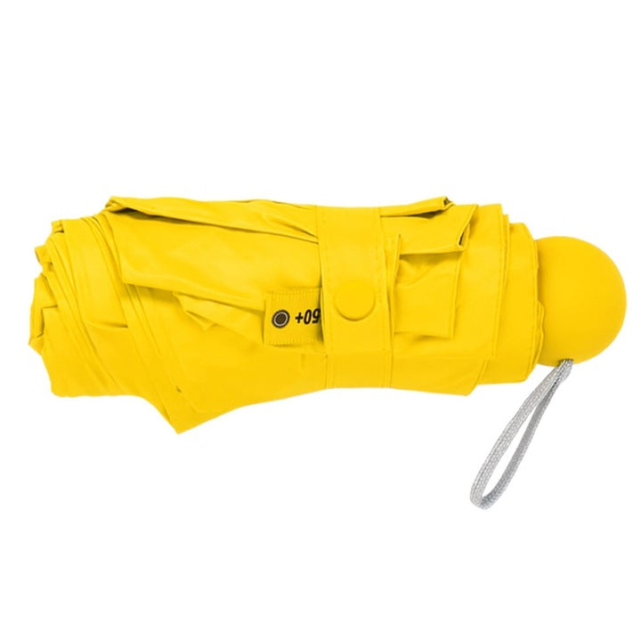 Umbrela pliabila cu protectie UV UPF50+, galben, Lean 27692