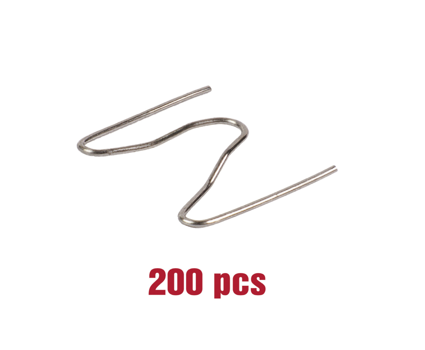 Set 200 de capse M pentru pistol de lipit plastic, 0.6 mm, Raider 076213
