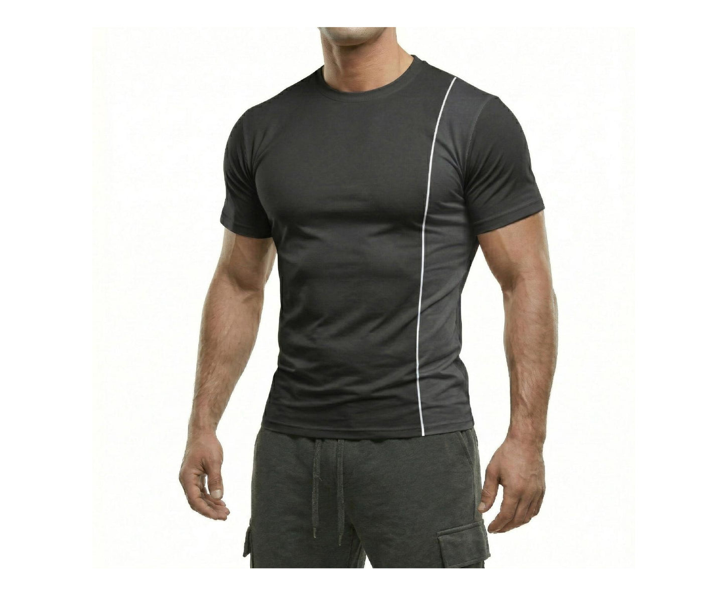 Tricou de lucru din bumbac, gri, marimea XL, Artmas ART430267
