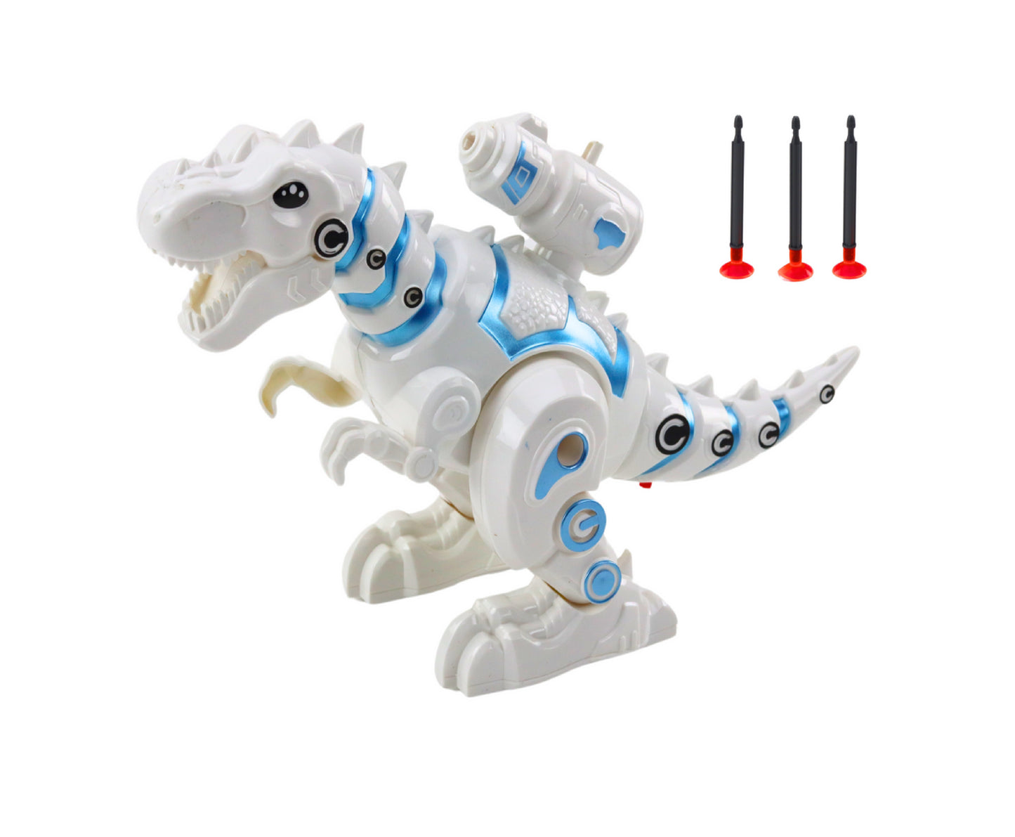 Dinozaur robot cu lansator de sageti, 22.5 x 15.5 x 9 cm, Lean 20418