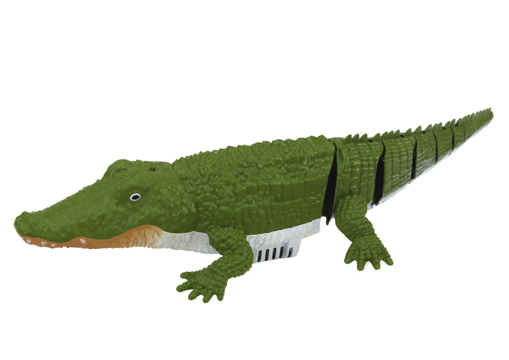 Jucarie de baie crocodil, 35 x 14 x 7 cm, verde, Lean 19734