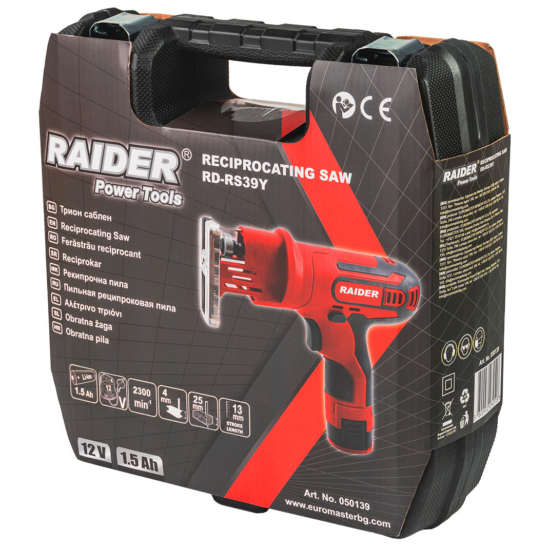 Fierastrau pendular RD-RS39Y 12V 1.5Ah 25mm, Raider 050139